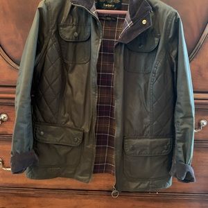 Women's Barbour waxed jacket